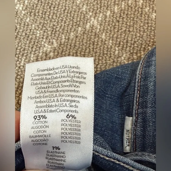 MOTHER Insider Crop Step Fray Jeans - Picture 4 of 4